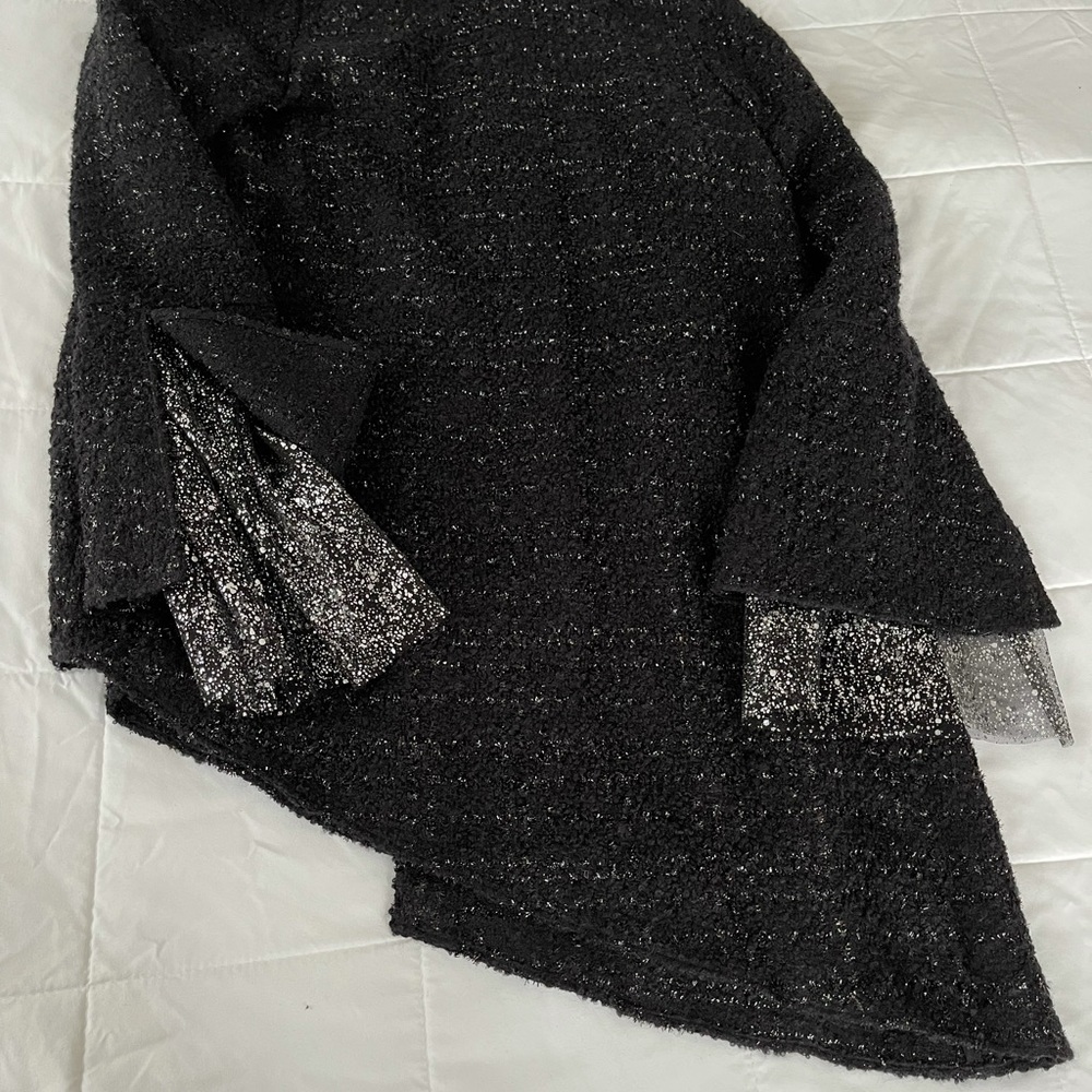 LYSANDRE PARIS Long Tweed Overshirt Coat! Very Sex in the City look! - Picture 5 of 10
